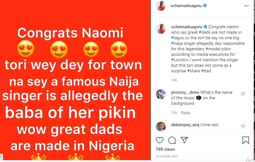  Uche Maduagwu Naomi Campbell