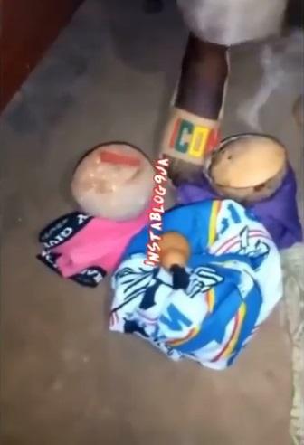 EKSU student caught with fetish items after trying to use his friend for money ritual (Video)