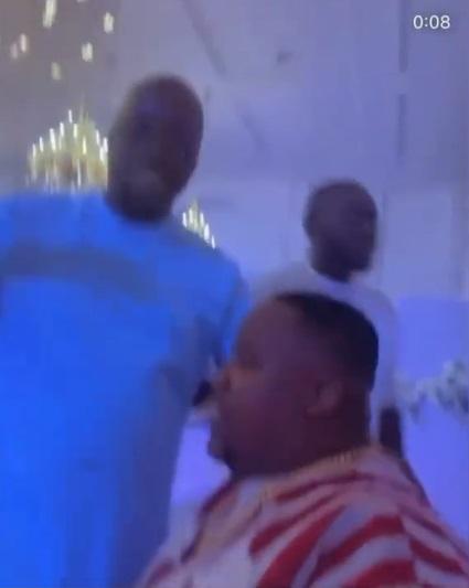 "He was afraid & uncomfortable" - Reaction as Obi Cubana stumble on Cubana Chief Priest (Video) 