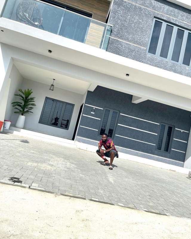 Comedian, Sir Balo becomes a house owner (Photos)