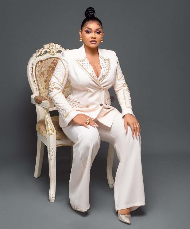 "One day I will open up and share my struggles" - Mercy Aigbe says as she celebrates herself