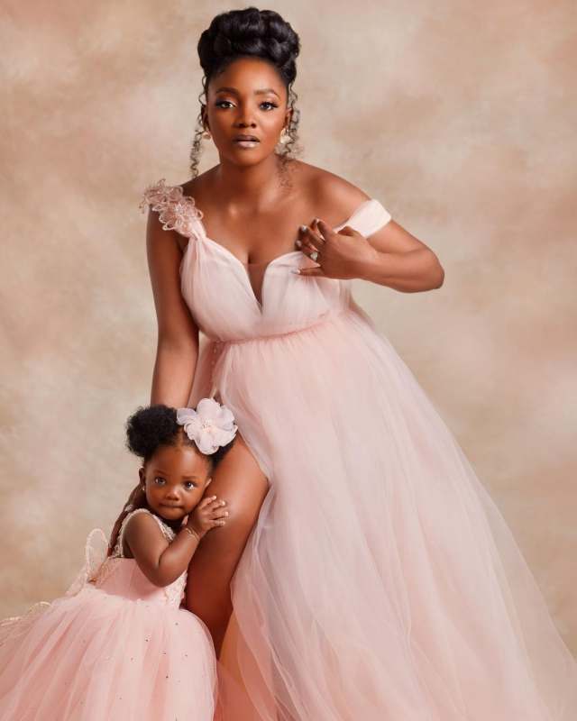 Adekunle Gold and his wife, Simi celebrates daughter's one year old birthday