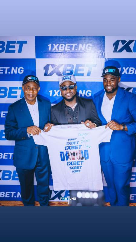 Davido bags partnership deal with sport betting company, 1xBet