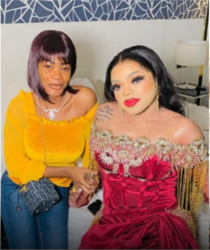 "Wicked manipulator" - Ivorian lady that tattooed Bobrisky calls him out for beating her (Video)