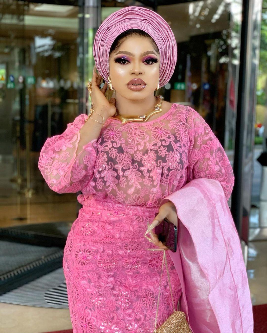 Cross-dresser, Bobrisky shows off the result of his Brazilian Butt Lift surgery (Video)