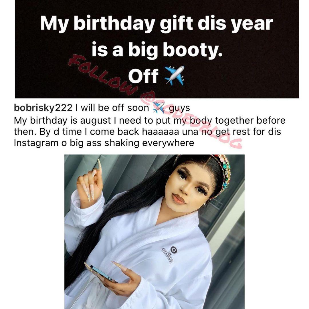 Cross-dresser, Bobrisky opens up on what to expect on his 30th birthday