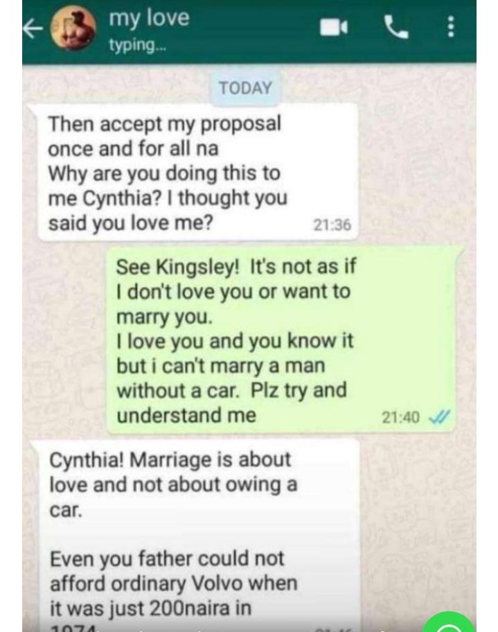 marriage proposal