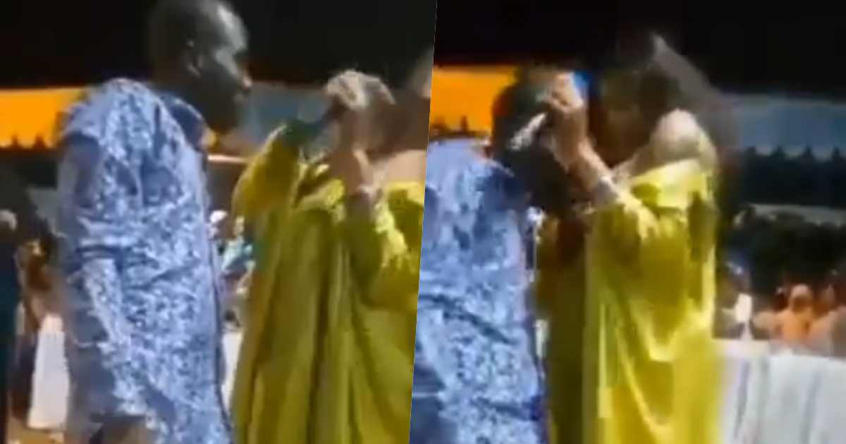 Female prophet gives church member her 'milk factory' to suck, calls it holy milk (Video)