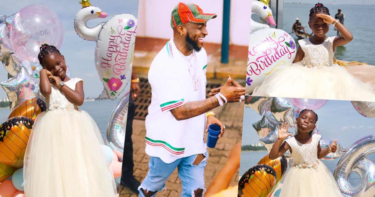 Davido celebrates his firstborn, Imade as she marks her 6th birthday