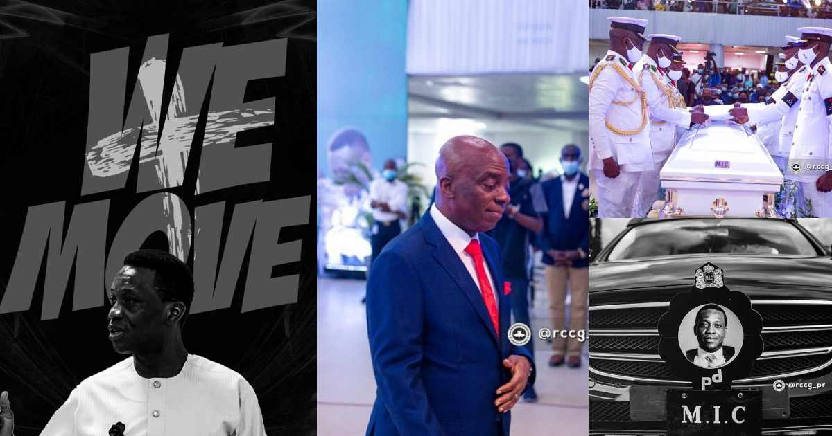 Pastor Oyedepo, and others grace the burial of Dare Adeboye (Photos)