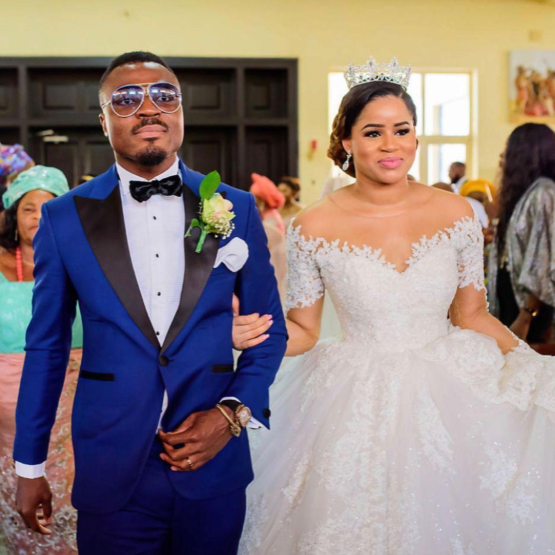 Footballer, Emmanuel Emenike and wife, Iheoma Nnadi, celebrates their 4th wedding anniversary (Photos)