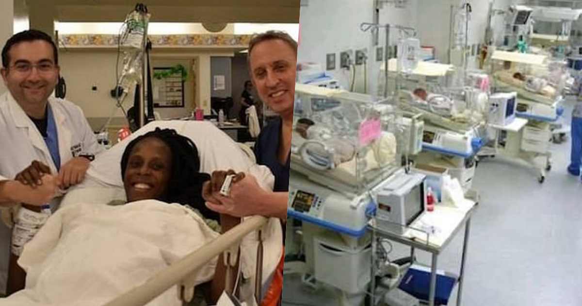 Woman enters world record after giving birth to nine children at once