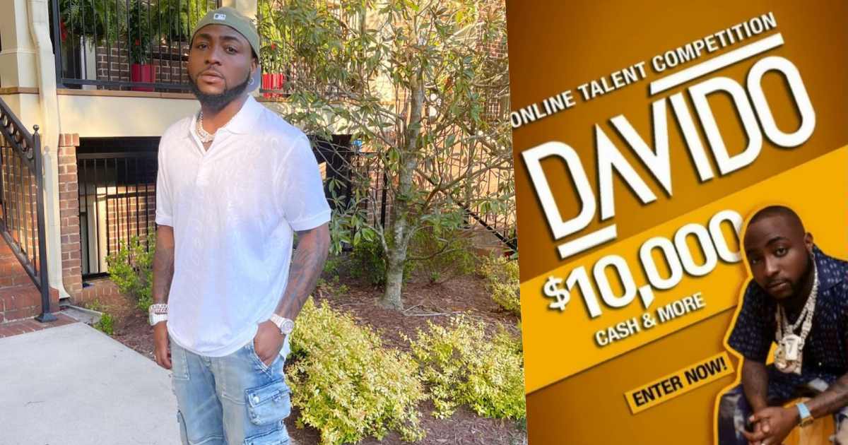 Davido announces his talent hunt show, winner to get N4.8M (Video)