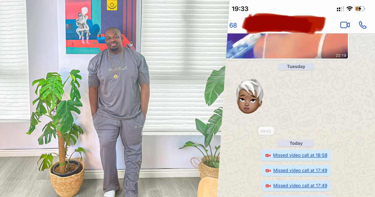 Don Jazzy leaks chat of lady sending 'unclad' photos, threatening him to hook up with her