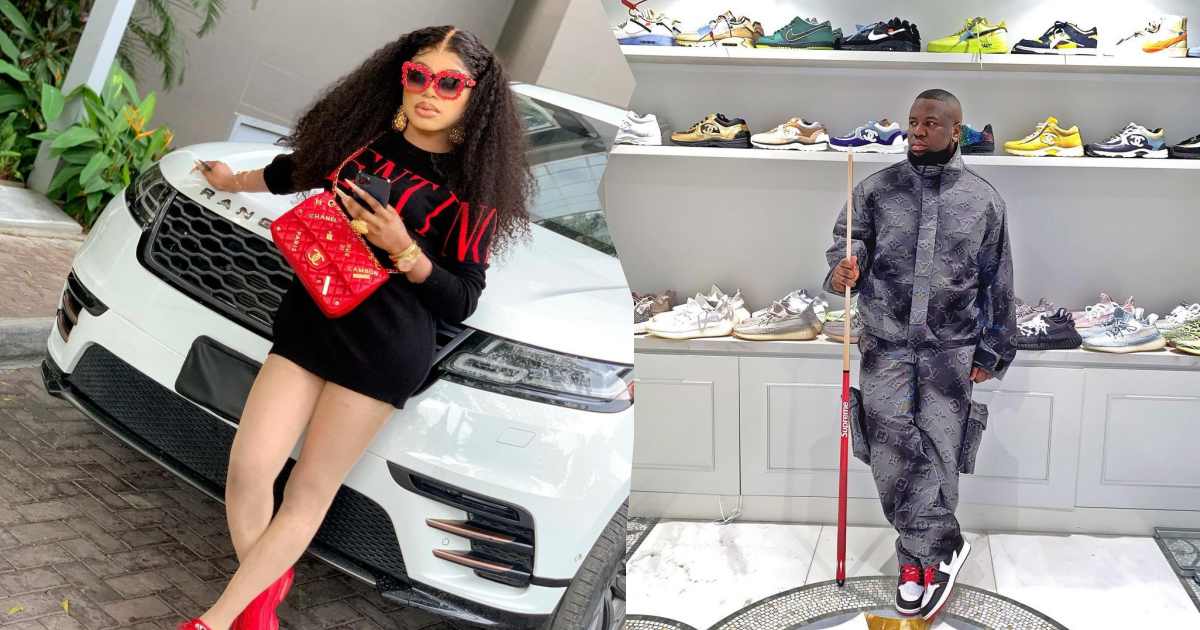 “Be careful who you roll with”- Bobrisky reacts as Hushpuppi loses 100K followers on Instagram