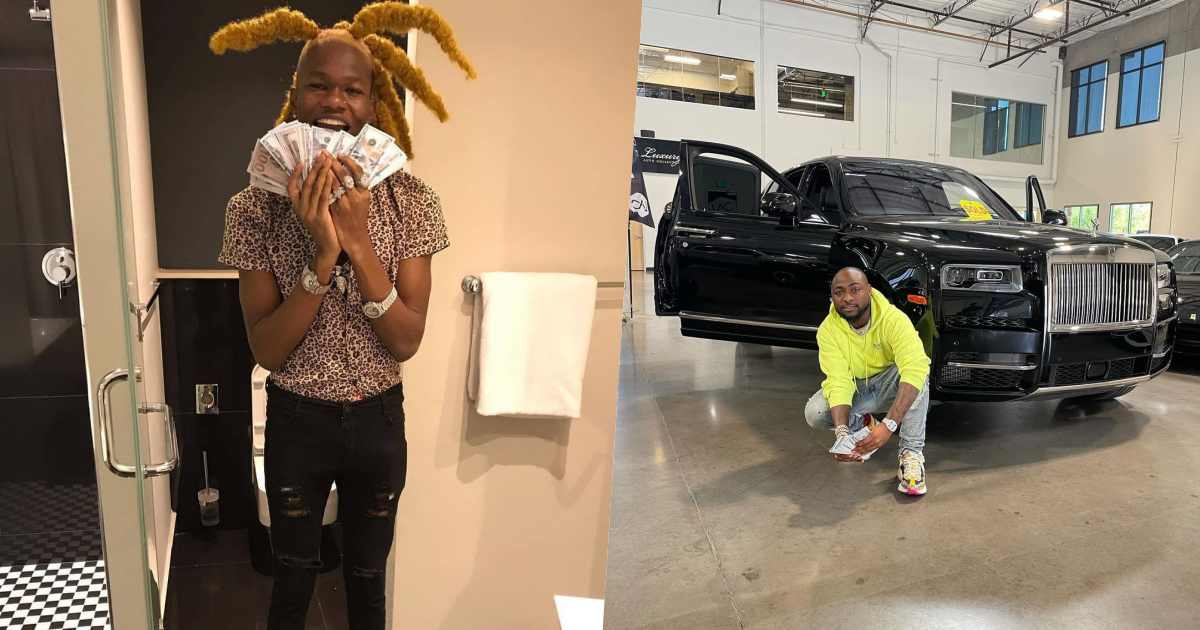 "My microwave can buy Davido's car and leave change" - Singer, NBA Geeboy brags