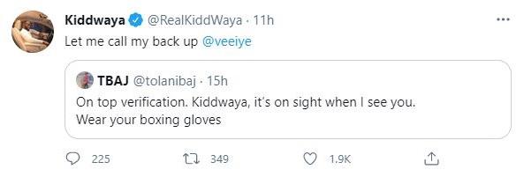 "Don't involve me in whatever this is" - Vee shades Kiddwaya & TolaniBaj over Twitter verification