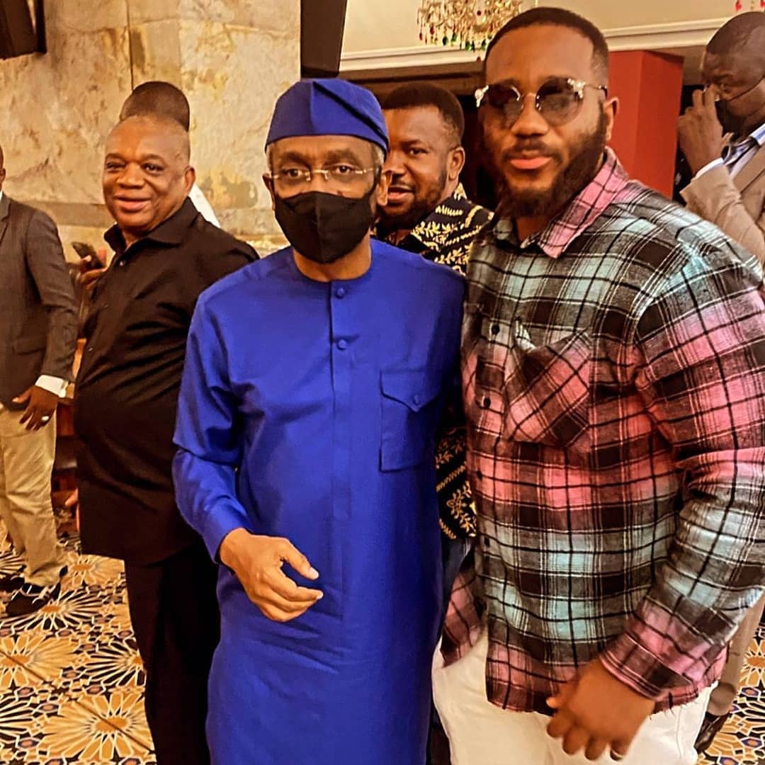 Top Nigerian politicians attend Kiddwaya's dad, Terry Waya's birthday dinner (Photos)