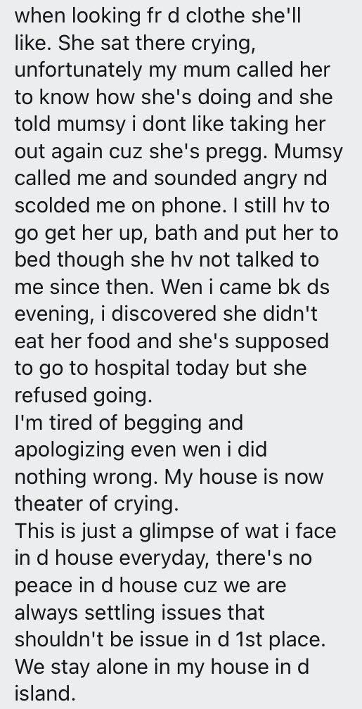 "My good wife drastically turned troublesome after she got pregnant" - Man laments