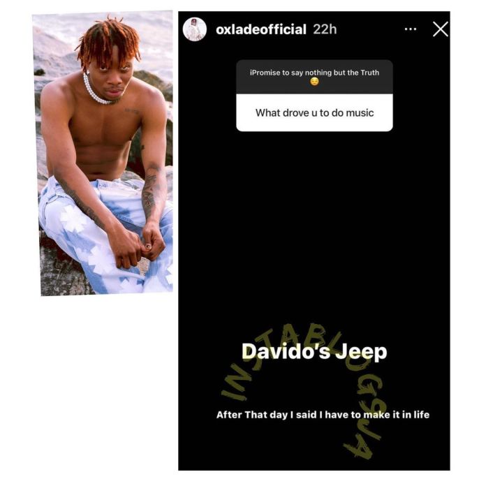 Oxlade inspired career