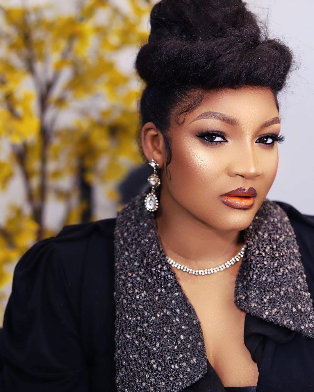 "You'll be locked down" - Actress Omotola shades artist who drew her portrait