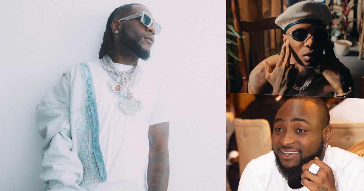 "Nigerian Twitter with 2 delusional fanbases" - Burna Boy shades Wizkid FC & Davido's fans