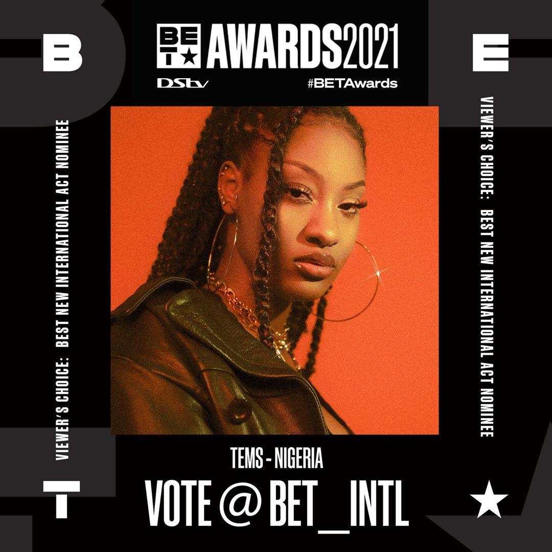 2021 BET Awards tems