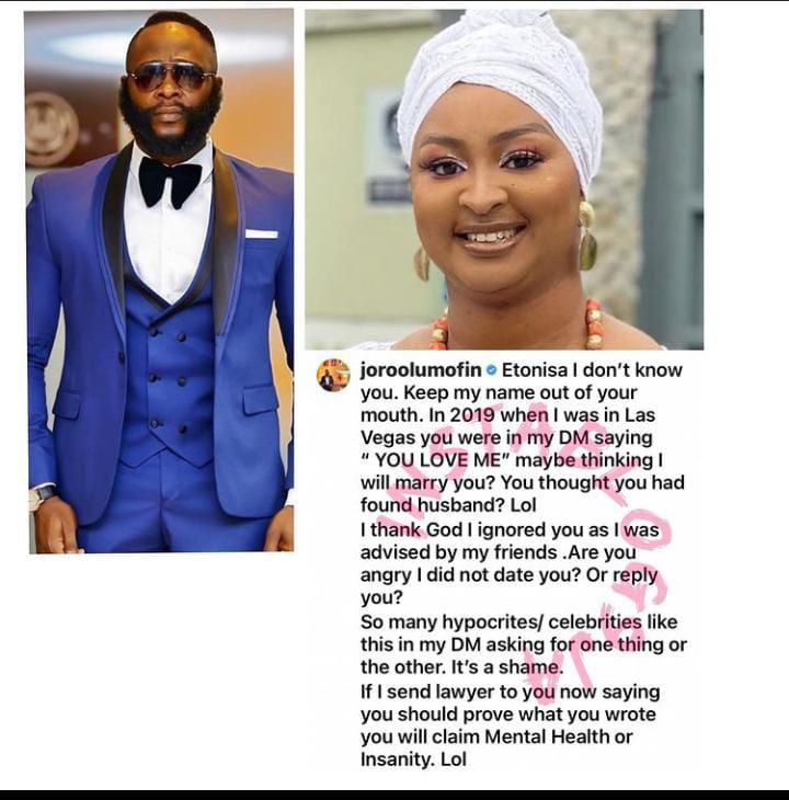 Joro Olomofin Etinosa fake