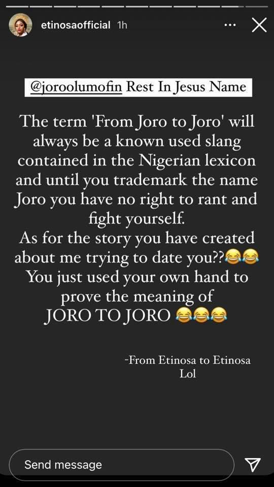 Etinosa Idemudia Joro Olumofin
