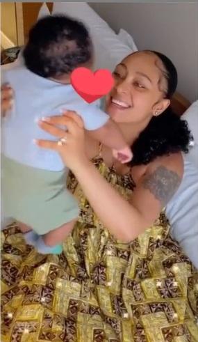 "Best 3 months of my life" - Rosy Meurer celebrates son as he clocks three months old (Video)