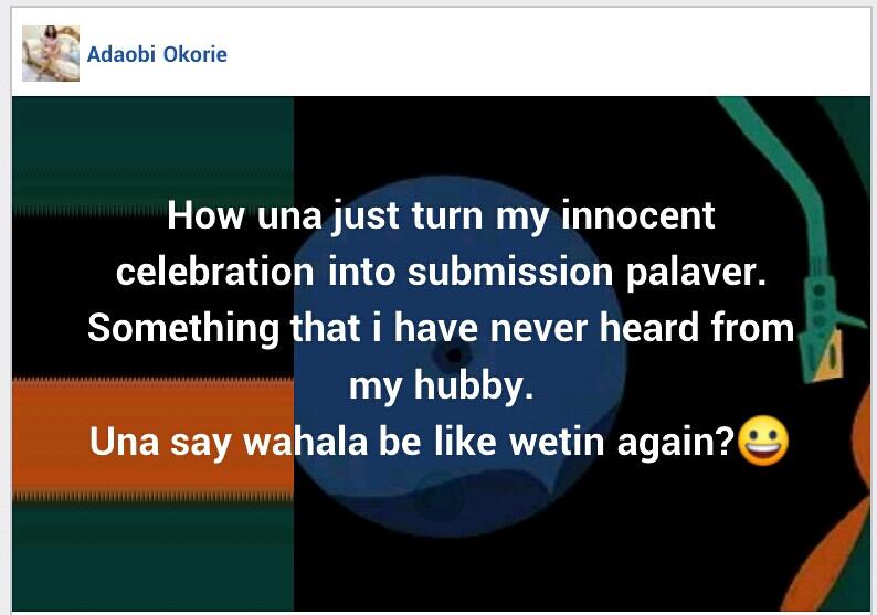 Adaobi Okorie Facebook Car Husband Birthday Gift