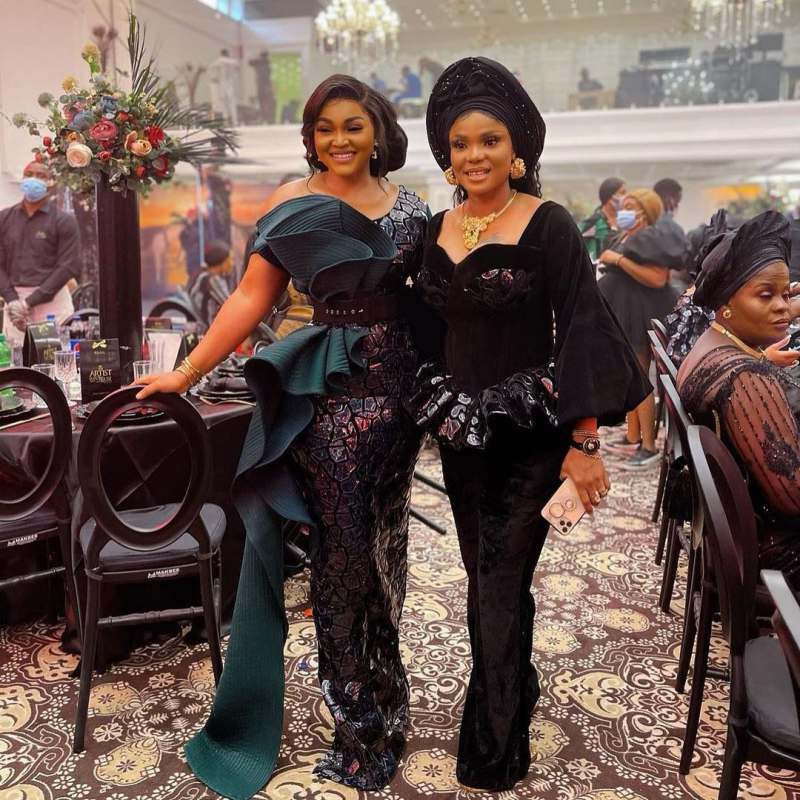 Fans react as actresses, Iyabo Ojo & Mercy Aigbe settle long time beef