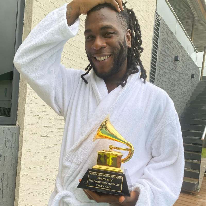Burna Boy says as he takes delivery of his Grammy Award – “I am a product of sacrifice” [Video] || PEAKVIBEZ