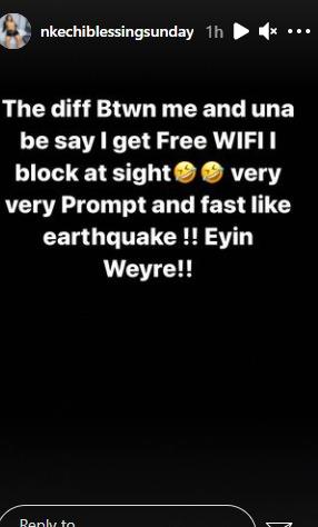 Nkechi Blessing celebrity fans