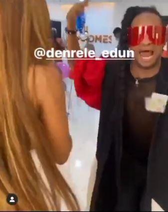 Denrele Edun's 40th Birthday Erica Dollars