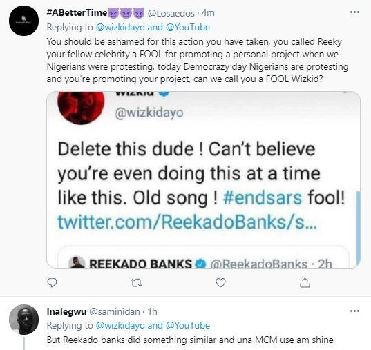 Wizkid under fire for promoting MIL series amid protest despite calling Reekado Banks 'animal' once