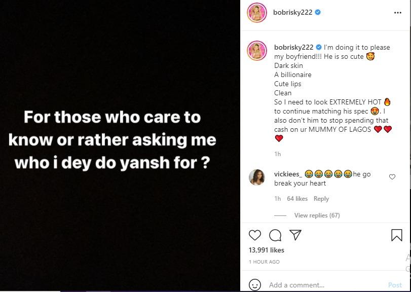 Bobrisky reason surgery