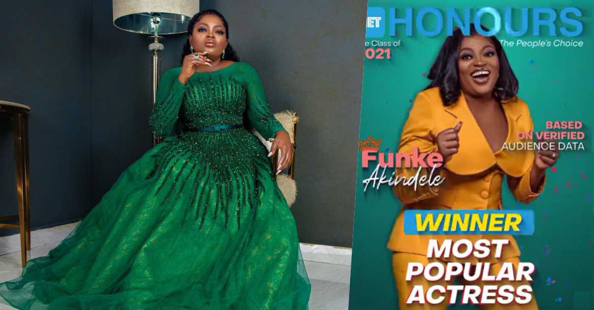 Net Honours 2021: Funke Akindele wins ‘Most Popular Actress’ for the second year in a row