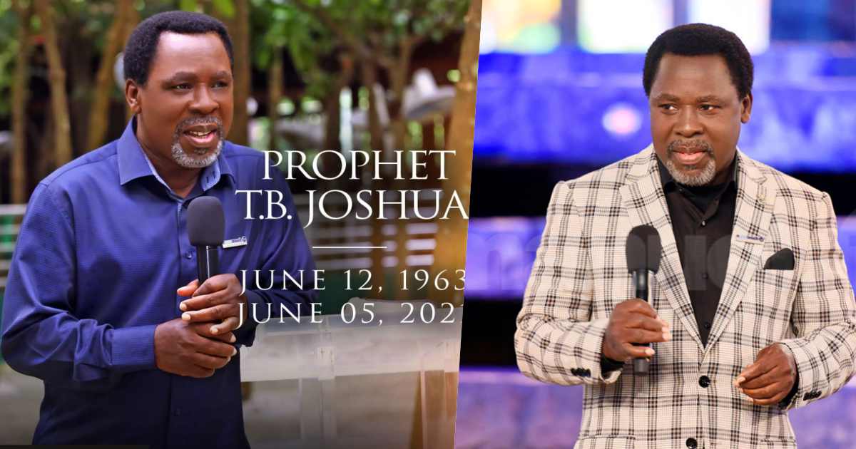 "God has taken his servant home" - SCOAN confirms death of its founder, Pastor T.B. Joshua