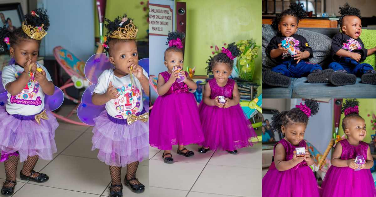 Couple celebrates first birthday of their twins after 17 years of waiting and 3 years of pregnancy