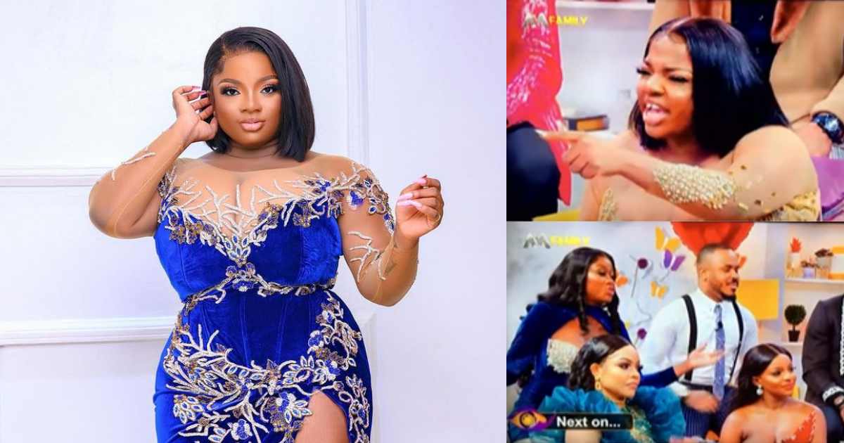 "E get wetin Ozo do this babe wey we no know" - Reactions as Dorathy loses her cool during reunion premiere (Video)
