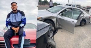 Prankster, Zfancy and his team narrowly survive car accident (Video)
