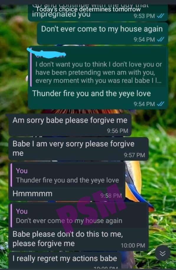 Man in tears as he narrates how his girlfriend tricked him to pay for an abortion of a child that wasn't his