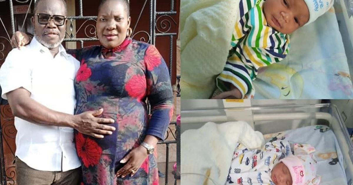 Couple welcome twins after 21 years of childless Marriage