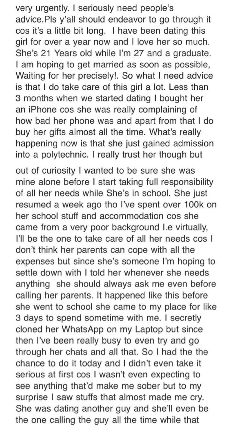 Man Girlfriend School Other Men 