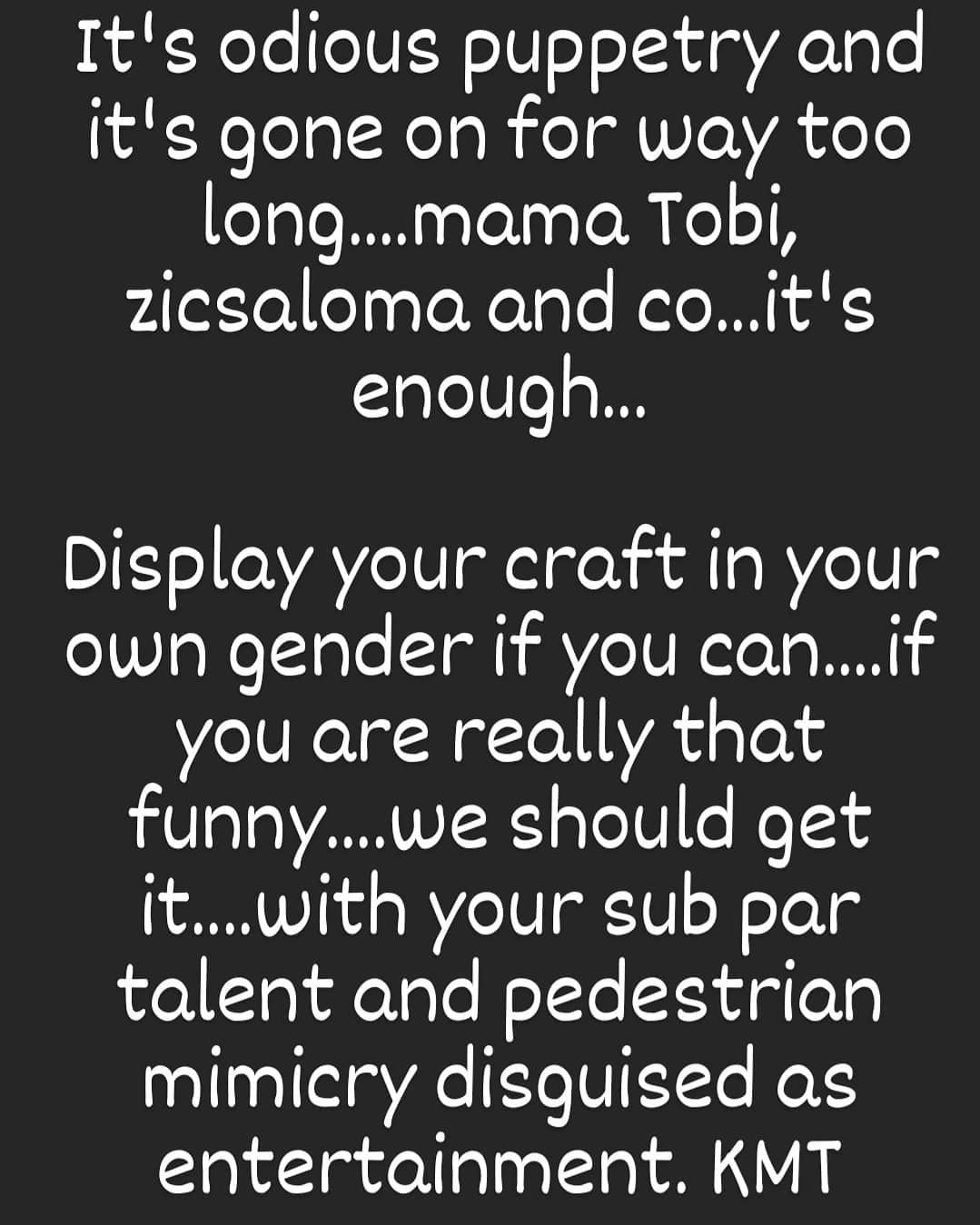 comedians exploit female