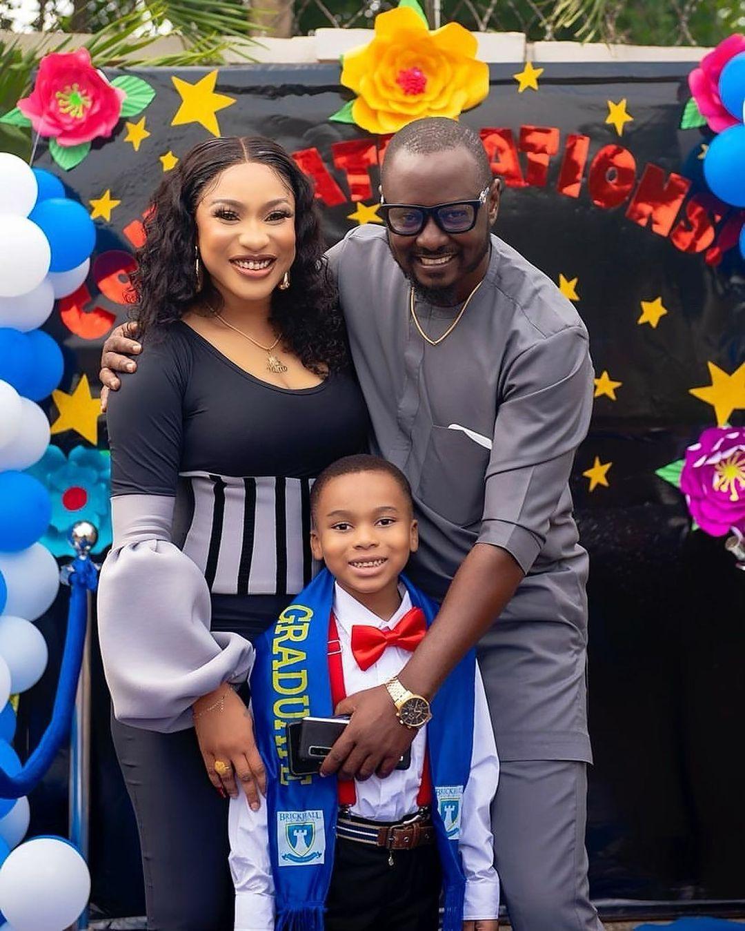 Tonto Dikeh raising son