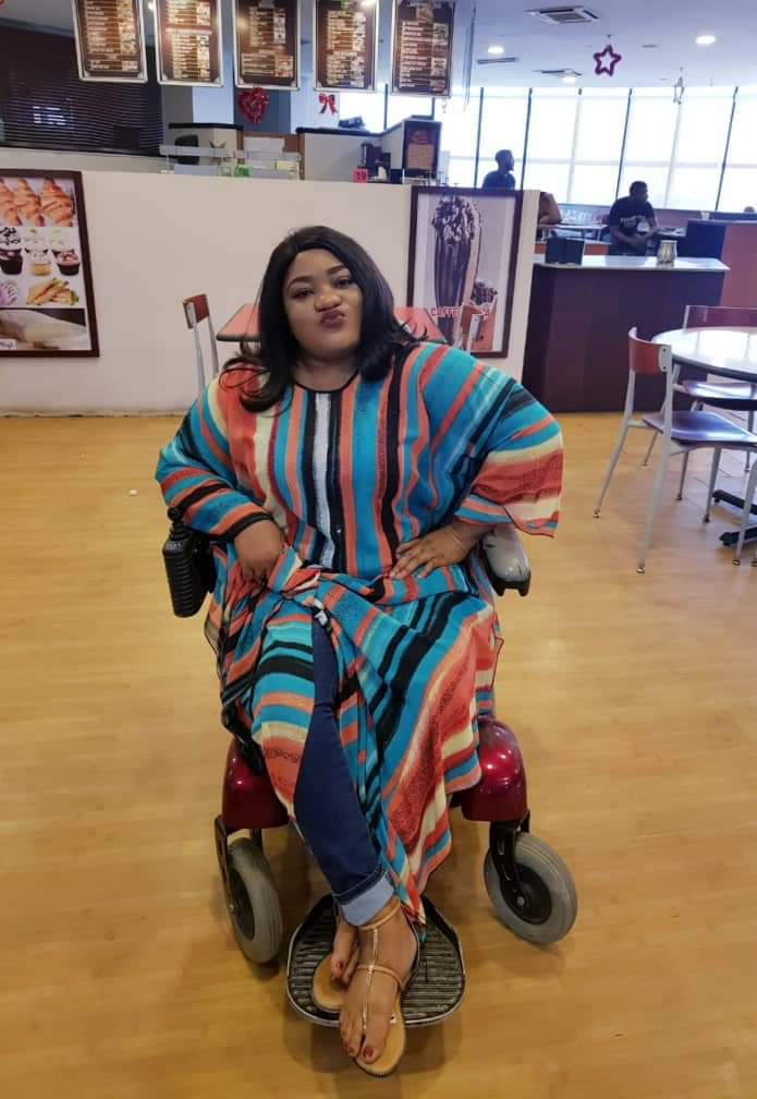 Blessing ocheido  physically disabled