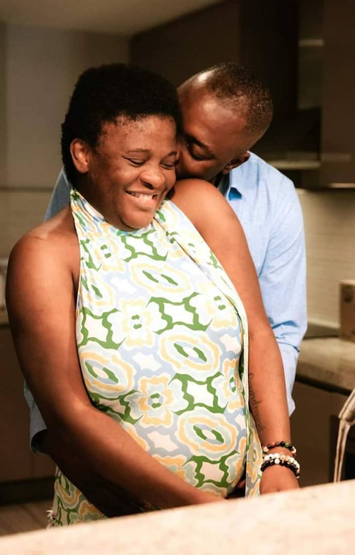 Angela Nwosu Welcome First Child Husband