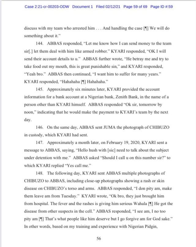 FBI releases full chat between Abba Kyari & Hushpuppi